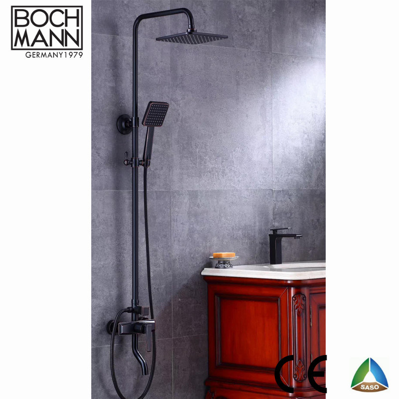 Bochmann Ancient Rome Square Design Bathroom Faucet Rain Shower Set