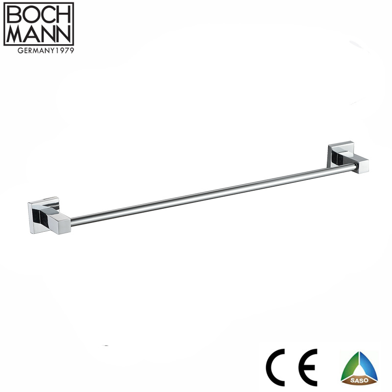 Chrome Color Towel Bar and Zinc Bathroom Accessories Single Towel Bar