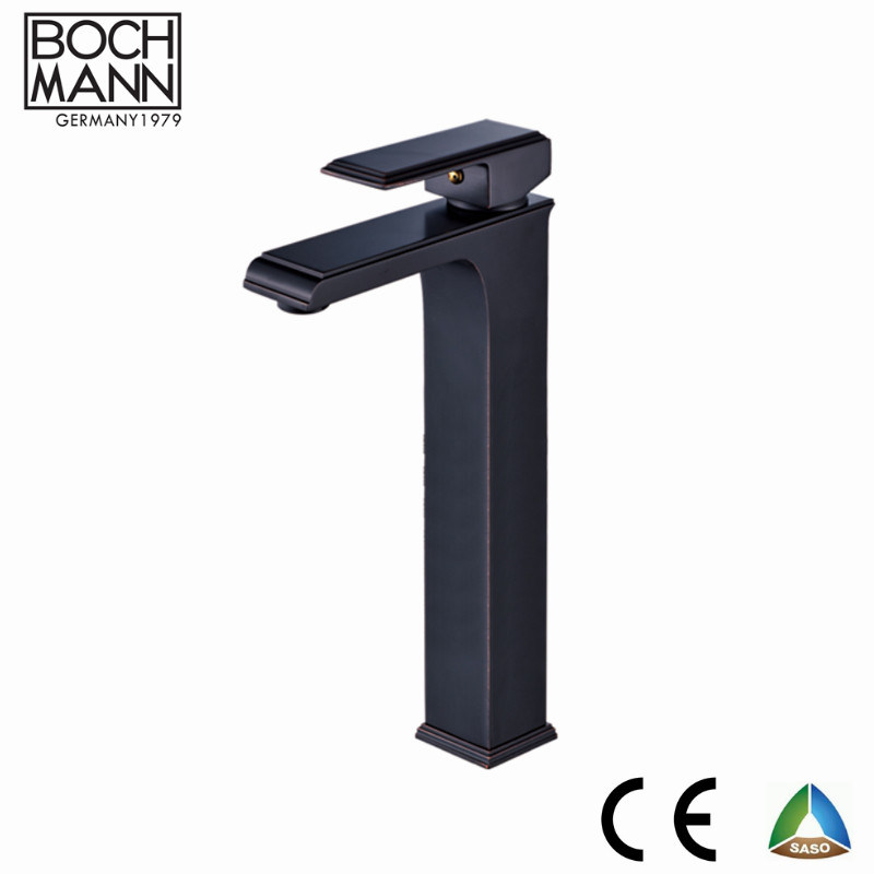 Bathroom Fittings Plumbing Deck Mounted Brass Short High Basin Water Tap