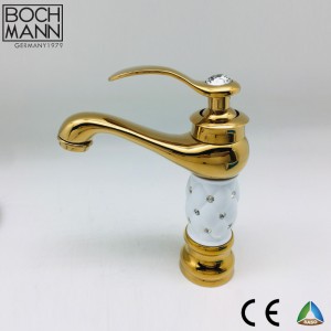 Middle East Market Chrome/Gold Basin Water Faucet