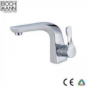 chrome and white color brass  bathroom basin Faucet