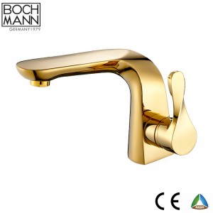 golen color brass  bathroom top counter basin Faucet