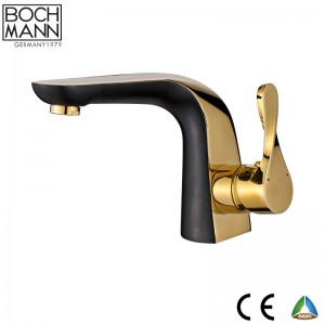 golen and black color brass bath shower Faucet