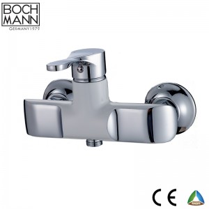 chrome and white color brass  bathroom basin Faucet