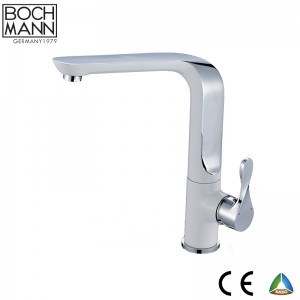 high quality chrome and white color brass kitchen sink Faucet