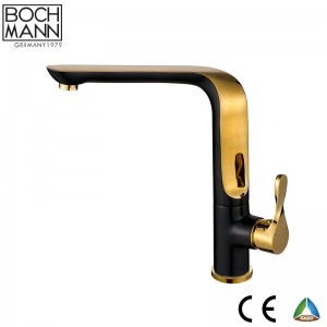 golen and black color brass bath shower Faucet