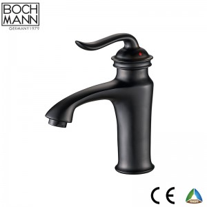 matt black color brass basin water Faucet