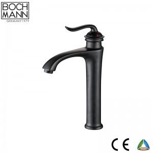 matt black color brass basin water Faucet
