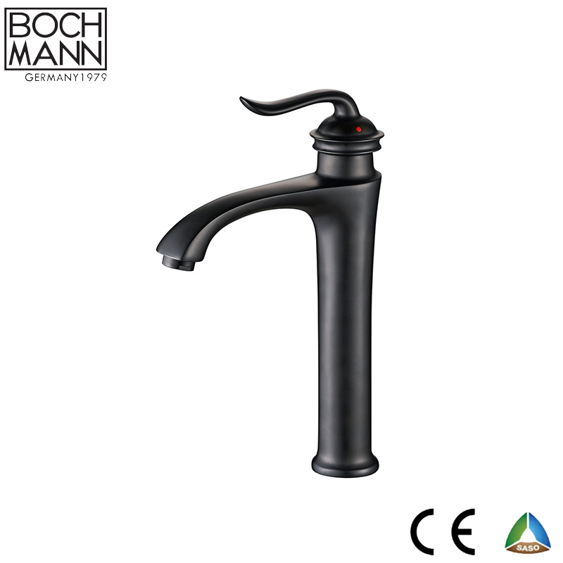 matt black color brass basin water Faucet Featured Image