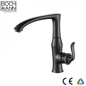 matt black color brass basin water Faucet