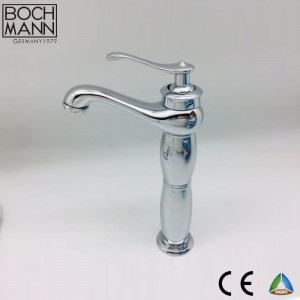 Traditional Chrome Golden Rose Golden Short and High Bathroom Water Tap