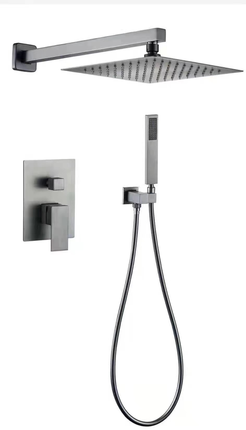 2 or 3 Function Wall Mounted ABS or Ss Shower Set Faucet