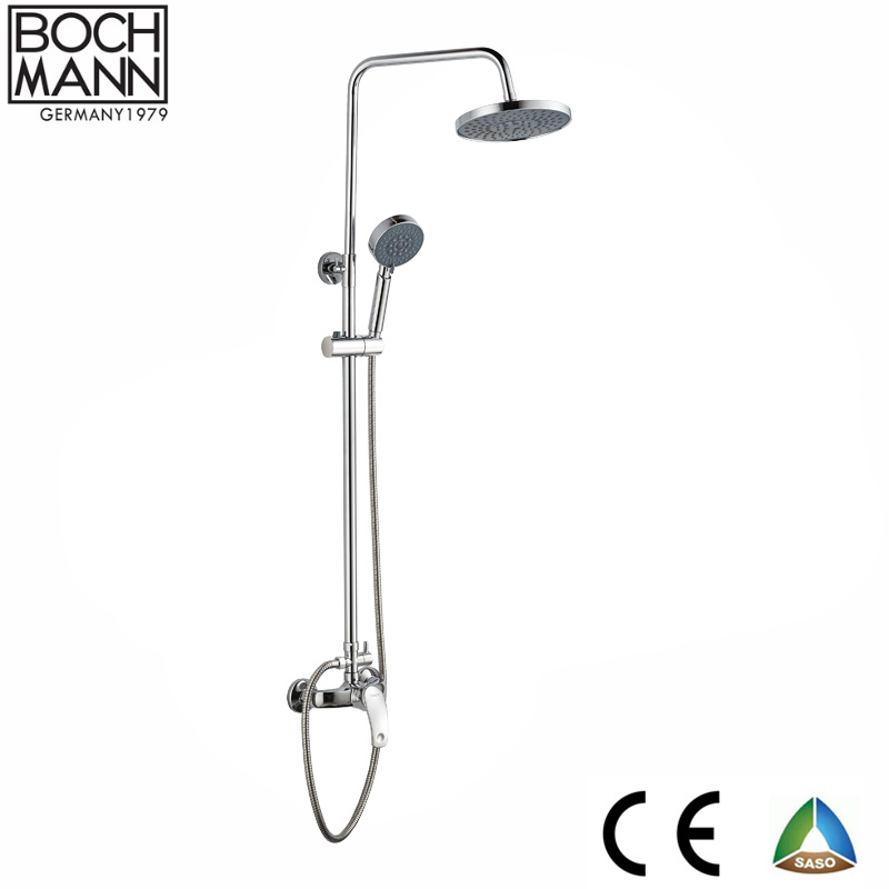 Brass Body Faucet Shower Set and Chrome Color Bathroom Shower Faucet