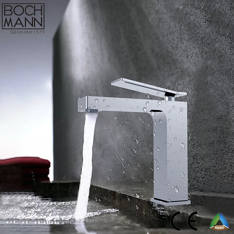 2021 Year New Design Brass Body Square Shape Short Basin Water Faucet for Europe Featured Image