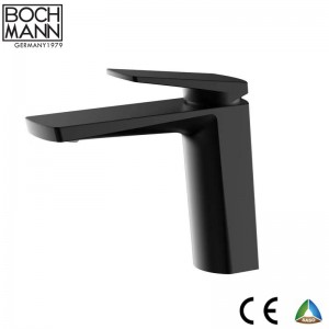 Simple Morden  Brass matte black Wall Bath Shower Mixer CK-21D3B