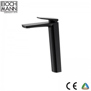 Simple Morden  Brass matte black Wall Bath Shower Mixer CK-21D3B