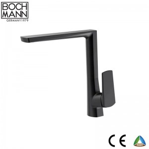 Simple Morden  Brass matte black Wall Bath Shower Mixer CK-21D3B