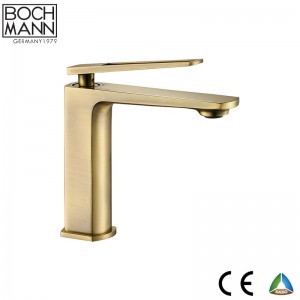 brass golden kitchen Faucet with pull out function  CK-21H6G