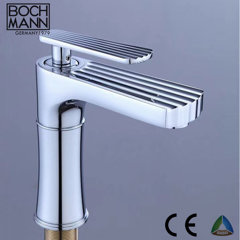 Bathroom Fittings Brass Chrome Plated Bathtub Basin Mixer Water Tap