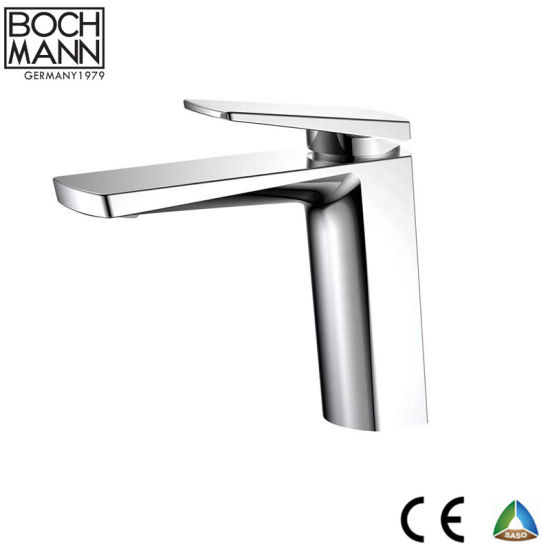 Chrome or Matt Black or Metal Gun Color High Counter Top Basin Hot and Cold Water Faucet