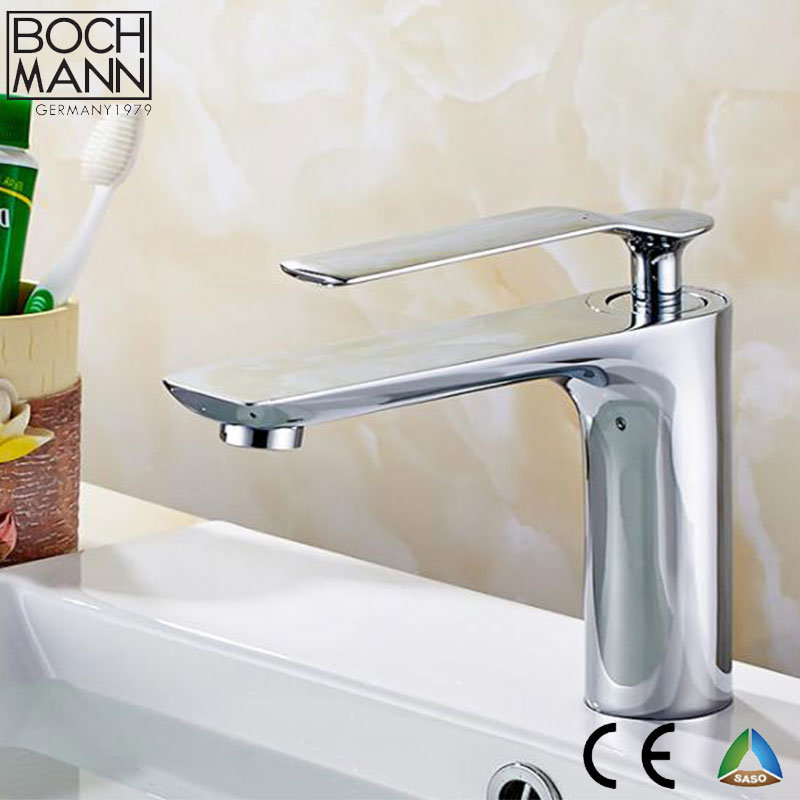 Chrome Gold and White or Black Double Color Brass Basin Mixer Taps