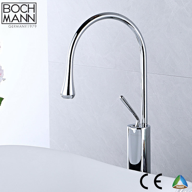 Fashion Nordic Style Water Drop Design Medium and High Basin Water Mixer Taps