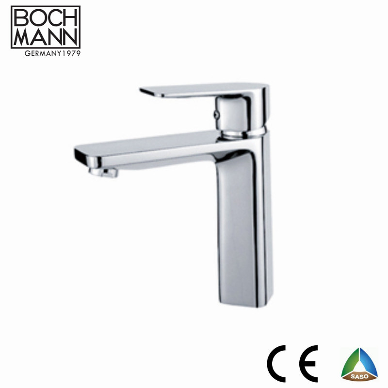 Morden Simple Design Brass Chrome Plated Short Basin Taps Faucet