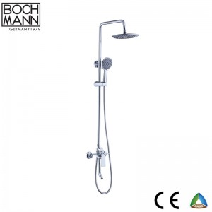 Simple Ulta Thin Flat Surface Brass Material Bath Shower Tap Faucet