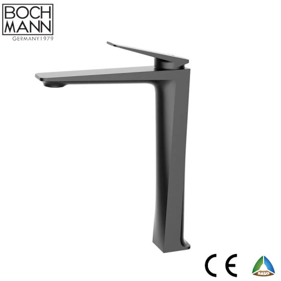 Matt Black Color Bathroom Toilet Copper Metal Material Basin Taps