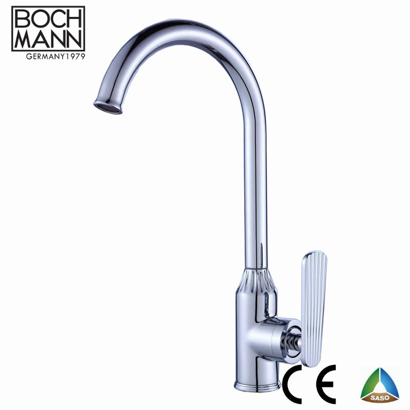 Single Handle Orb Color Short Brass Water Basin Tap Faucet for Bathroom with Ce Saber