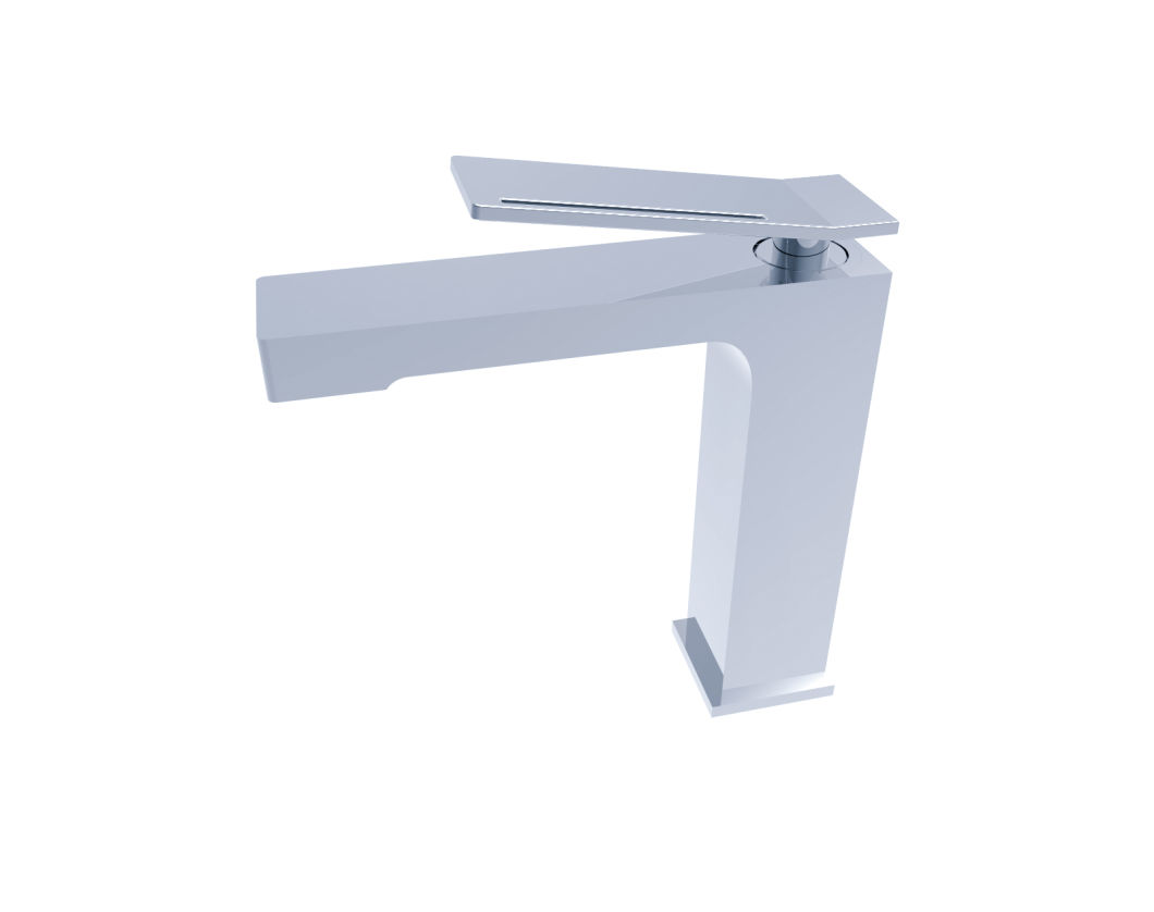 2021 Year New Design Patent Copper Square Shape Basin Water Taps