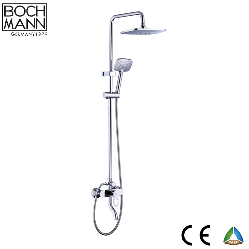 Ultra Thin Brass Body Bath Shower Set with ABS Shower Head Featured Image