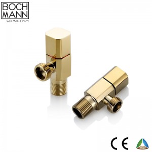 golden color new design stainless steel angle valve