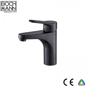 black color Bathroom Fittings Zinc Basin Bathtub Kitchen Water Tap