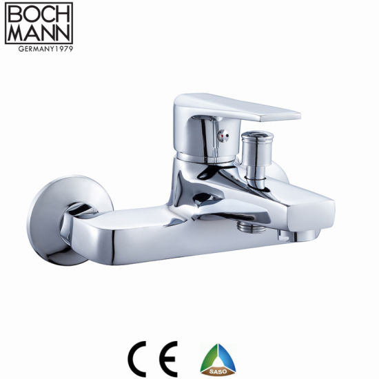 Hot Selling Single Handle Copper Wall Bath Faucet in Matt Black Color