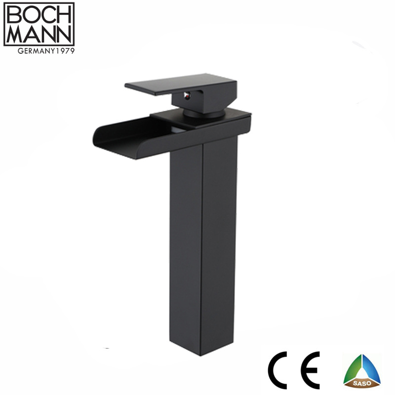 Chrome Color Waterfall Faucet and Bathroom Faucet and Brass Body Sanitary Ware Mixer