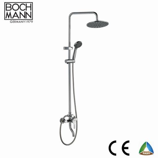 Single Lever Cheap Brass Body Adjustable Pipe Bath Rain Shower Set Faucet Featured Image