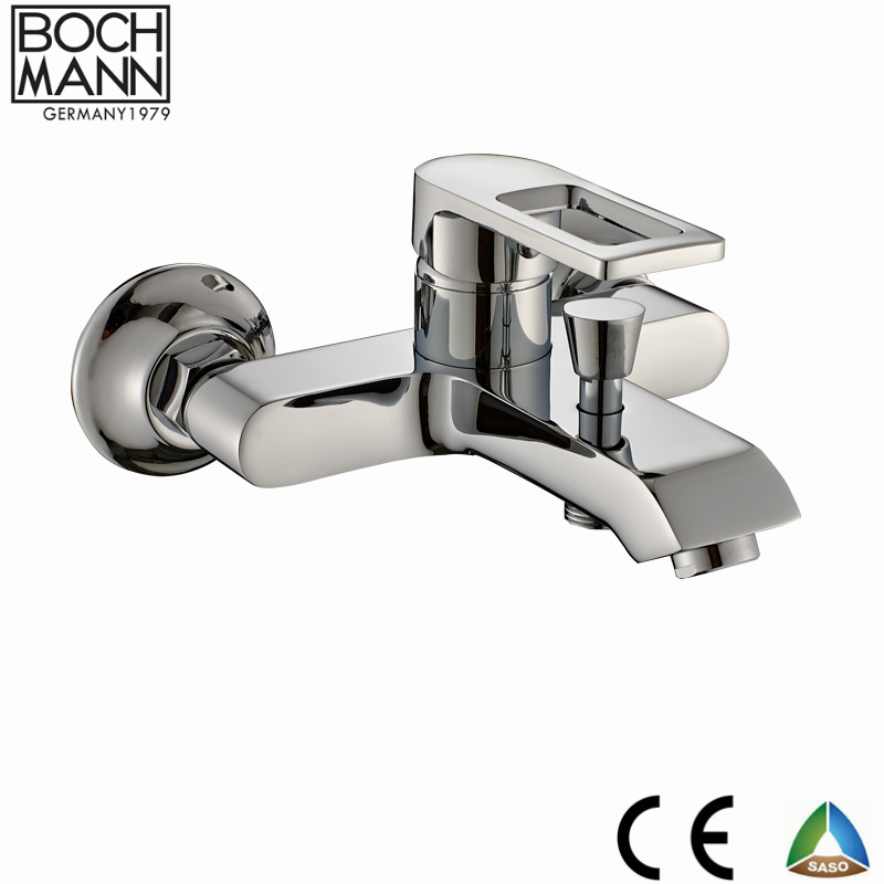 China Wenzhou Factory Brass Chrome Medium Size Hot and Cold Water Mixers Faucets