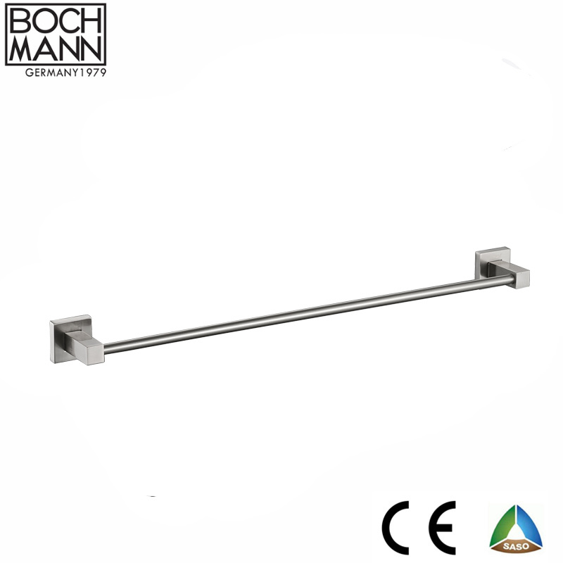 Brush Color Towel Ring and Zinc Square Bathroom Accessories