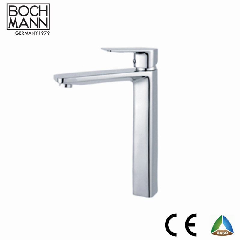 Low Lead Brass Long Washroom Water Taps Shower Basin Faucet