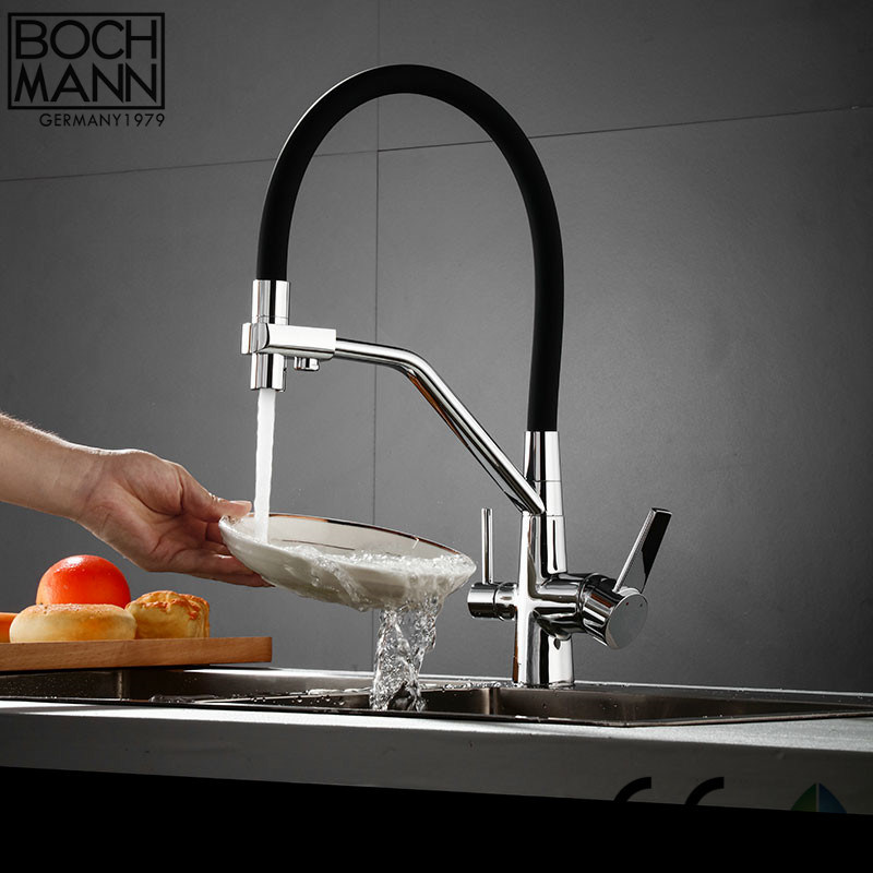 New Design High Quality Brass Kitchen Water Faucet with Purified Water Function