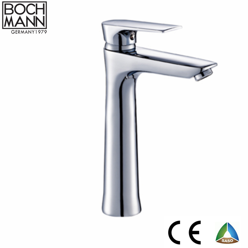 Wall Mounted Chrome Plated Big Size Brass Shower Faucet