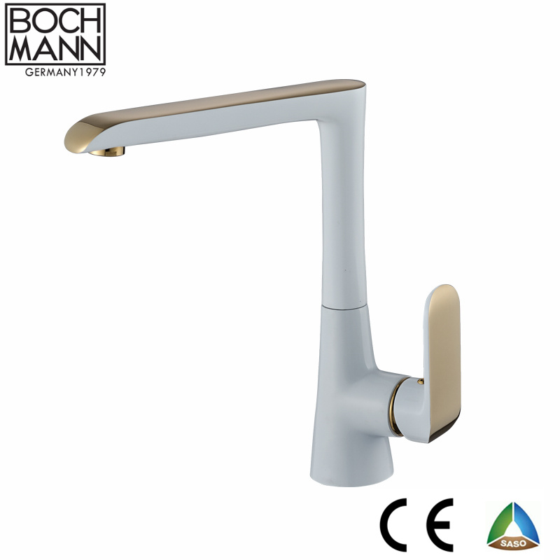 Luxury Best Seller Amazon Ebay Brass Golden Color Kitchen Sink Water Faucet