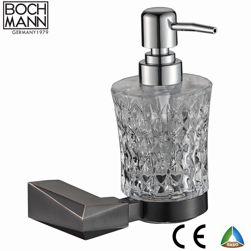 Wall Mounted Diamond Cutting Design Metal Single Towel Bar for Sanitary Ware