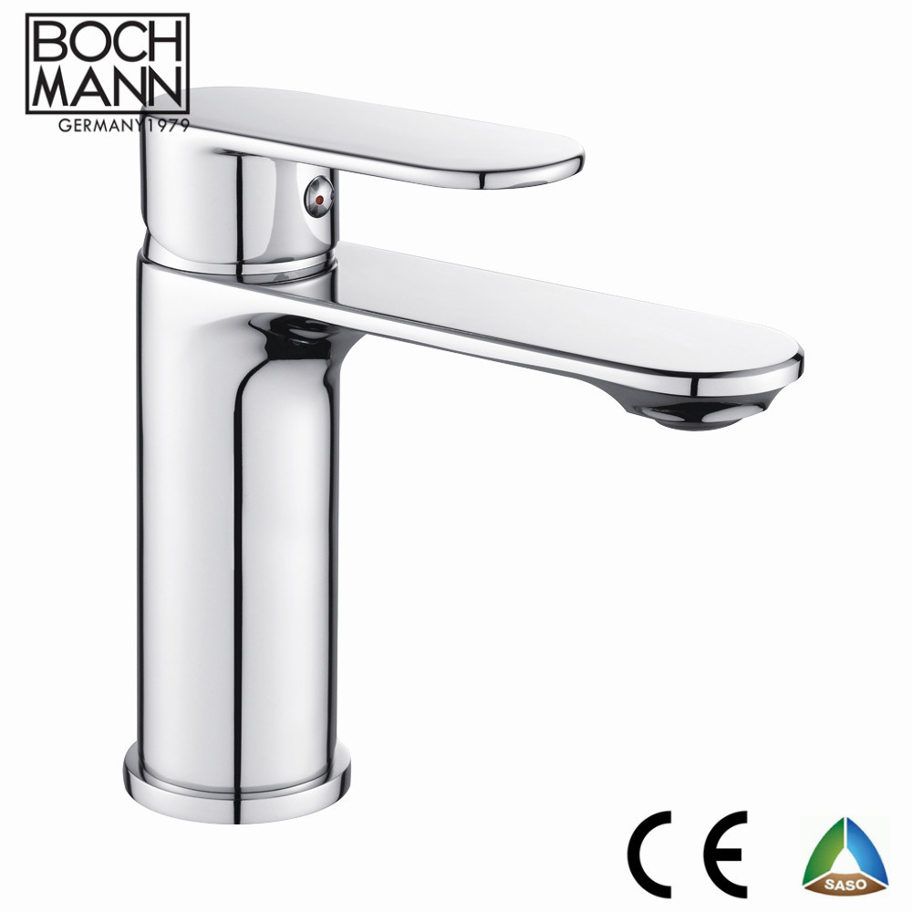 Classical Morden Simple Round End Brass Chrome Wall Shower Bath Water Tap