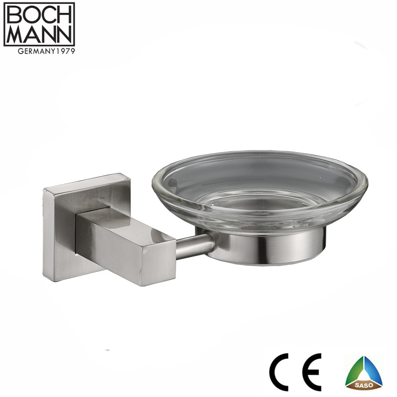 Brush Color Towel Ring and Zinc Square Bathroom Accessories