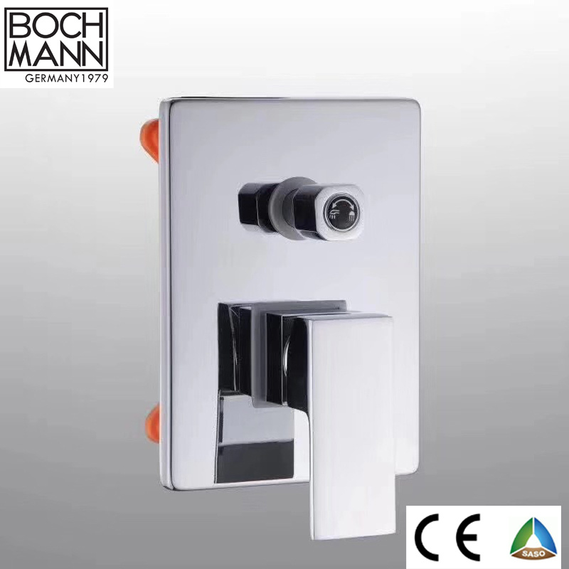 Hot Selling Concealled Wall Mounted Ss Square Body Shower Faucet Set