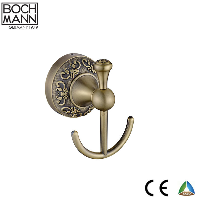 Bronze Color Bathroom Accessories Metal Wall Mounted Robe Hook