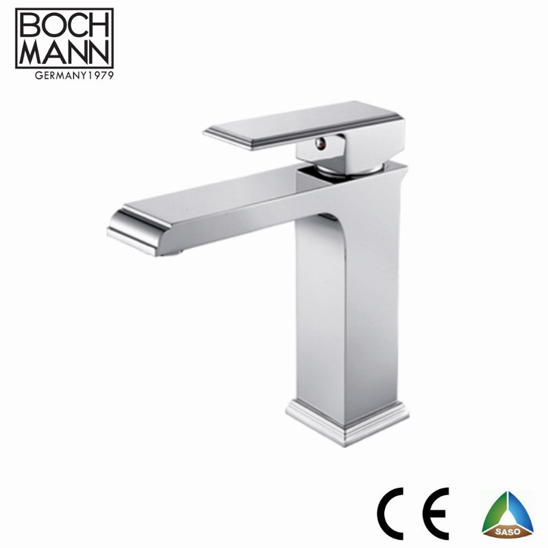 China Wenzhou Manufacturer Long Square Brass Top Counter Wash Faucet