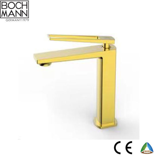 Simple Morden Brass Body High Basin Hot and Cold Water Taps